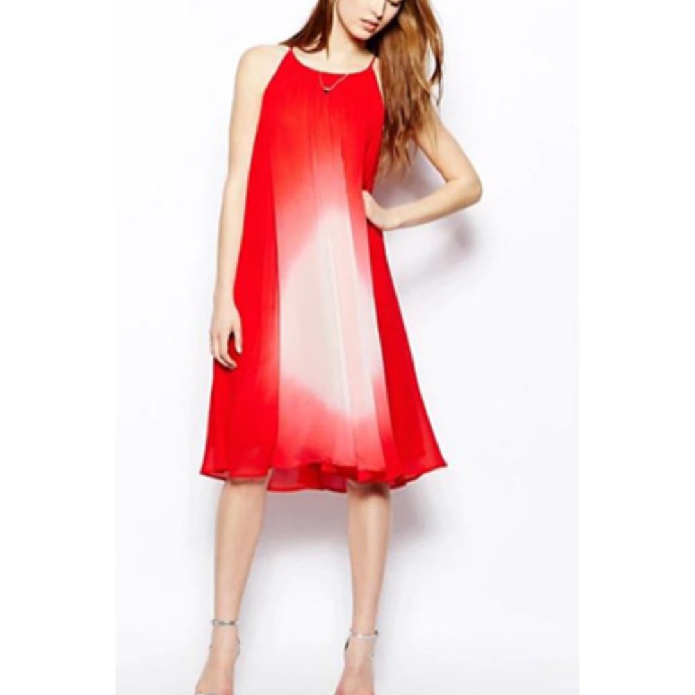 French Connection FCUK Silk "Sun Gaze" Dress NWOT